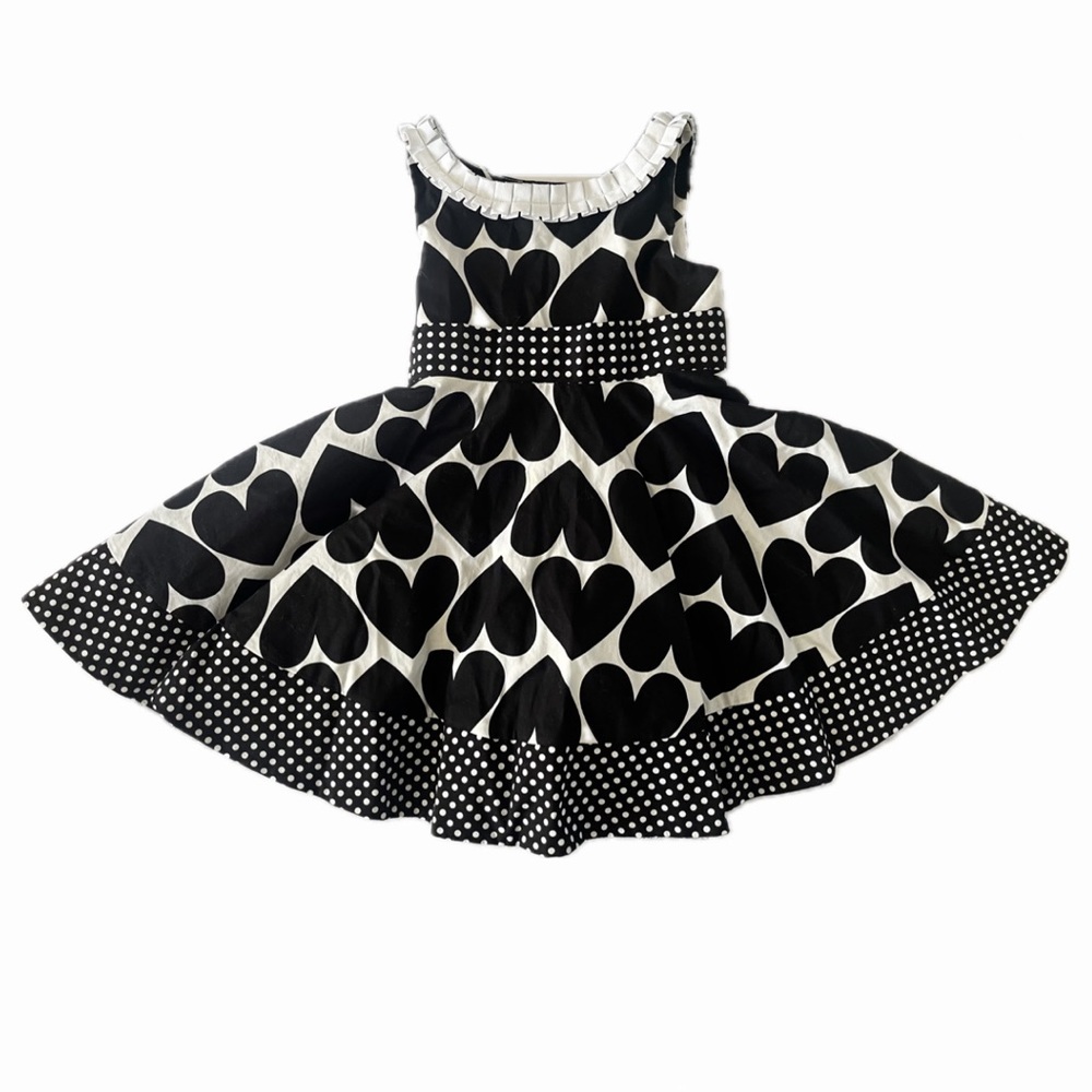Maggie & Zoe Hearts & Polka Dot Dress